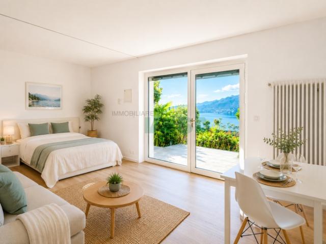 Hübsche Eimzimmerwohnung mit toller Seesicht und schöne Terrasse