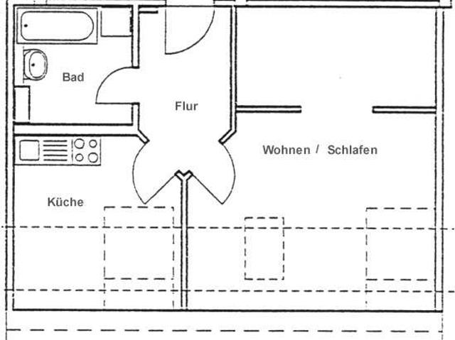 Hübsche Singlewohnung im Dachgeschoss