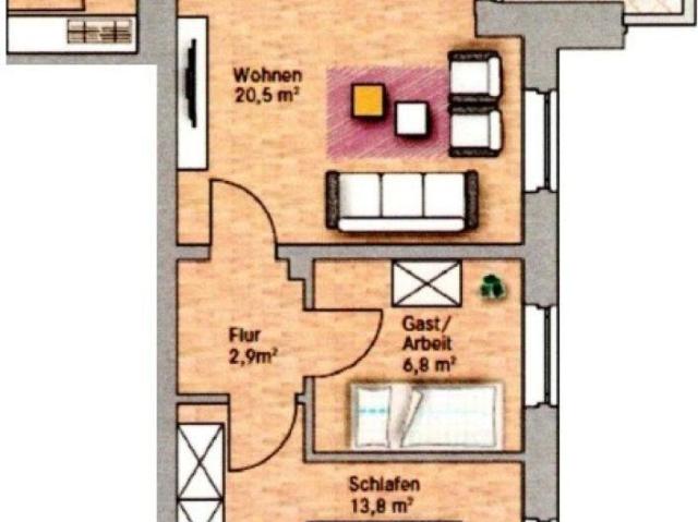 Hübsche Wohnung mir traumhaften Blick in der Innenstadt!