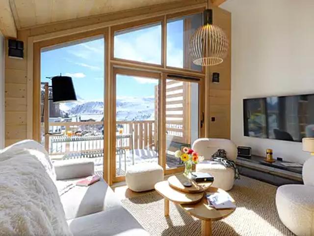 Huez 38750 Achat / Vente appartement 3 pièces t3 au dernier étage