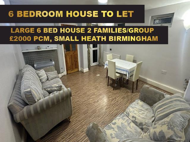 Hugh Road, Birmingham B10 6 bed terraced house to rent £2,000 pcm £462 pw