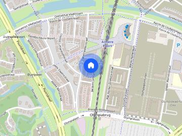 Almere Poort, Almere, Flevoland, Nederland