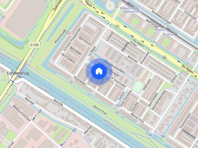 Huis te huur: Le Tourmalet 71 1060 NX Amsterdam
