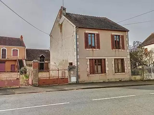 Huriel 03380 Achat / Vente maison 4 pièces t4 jardin cave