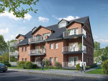 Husum Danckwerthstraße Wohnung 8: Neubau einer 4 Zimmer Eigentumswohnung im 2. Obergeschoss und DG