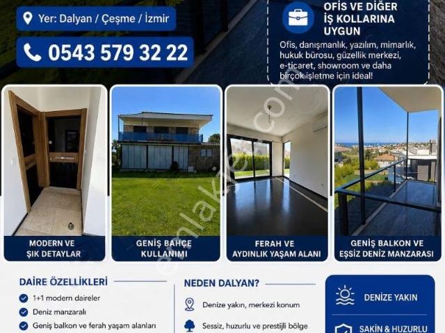 Hüseyin Öziç'den Kiralık 1+1 Deniz Manzaralı Daireler