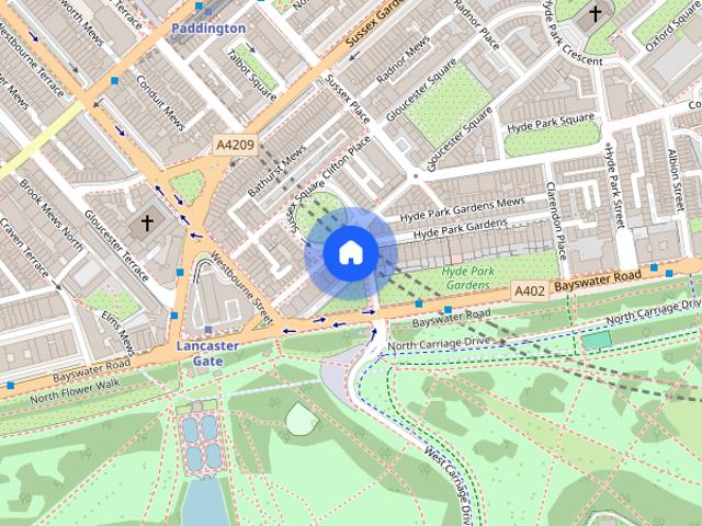 Hyde Park Gardens, London, W2