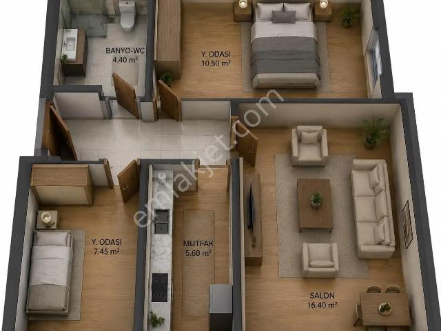 İmren Gayrimenkulden Satılık S.çeşmede Projeden Fırsat Daire 2+1 Yüksek Giriş Daire