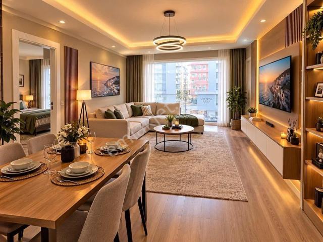 İncek'te Ara Kat Güney Cephe Jewel'e Komşu Bulvara 300 Metre 1+1