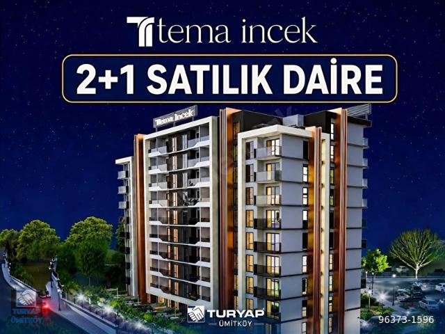 İNCEK TEMA 2+1 SATILIK SIFIR DAİRE 2 BANYO