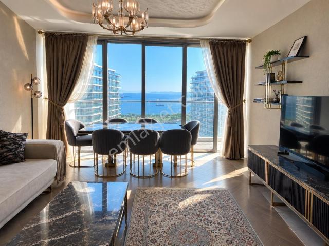 Çiğdem Emlak'tan Yedi Mavi'de Eşyalı Deniz Manzaralı 2+1 Kiralık