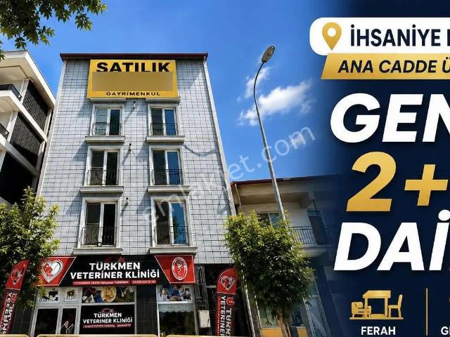 İhsaniye Merkezde Cadde Üzeri 2+1 Ferah Daire