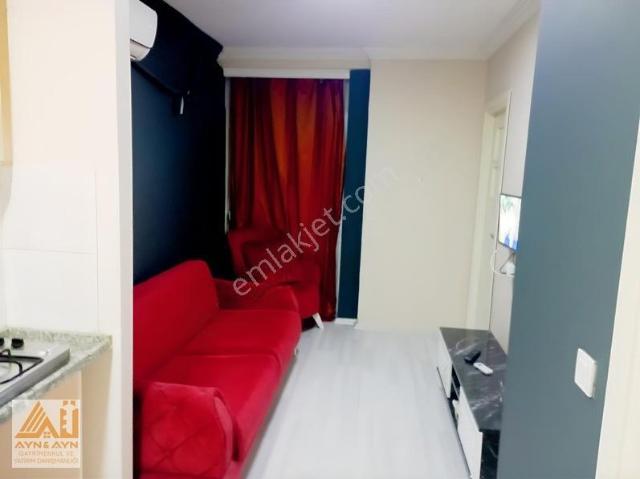 Çiğli Emniyete Yakın Eşyalı Arka Cephede 1+1 Kiralık Daire