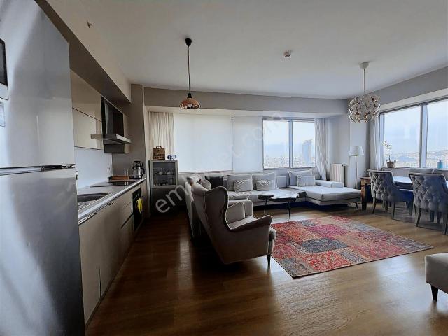 İstanbul 216 Sitesinde Panoramik Manzaralı Eşyalı Kiralık 3+1