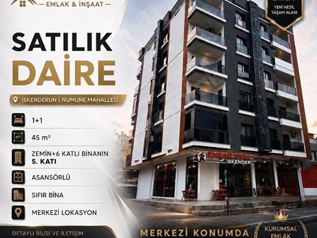 İSKENDERUN NUMUNE MAHALLESİNDE SATILIK 1+1 DAİRE