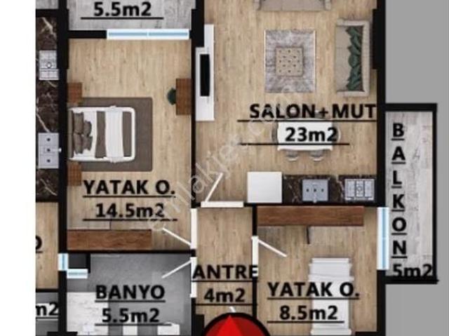 İzmit Kocatepe Mah. Doktorlar Sitesi Önünde Manzaralı 2+1 Sıfır