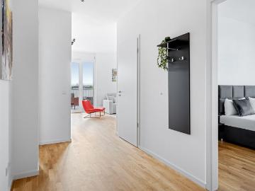 Iconic 2BR Apartment HANSEN I Balcony I next to Mercedes I Stuttgart I Kitchen I Home Office, Boblingen Amsterdam Apartments for Rent