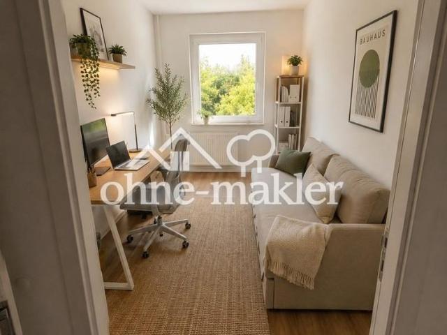 Sanierte 3 Zimmer Wohnung mit Balkon, Einbauküche, Waschmaschine