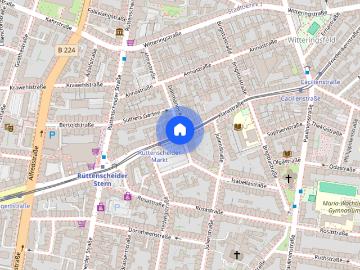Ideal für Studenten und Singles Apartement teilmöbliert