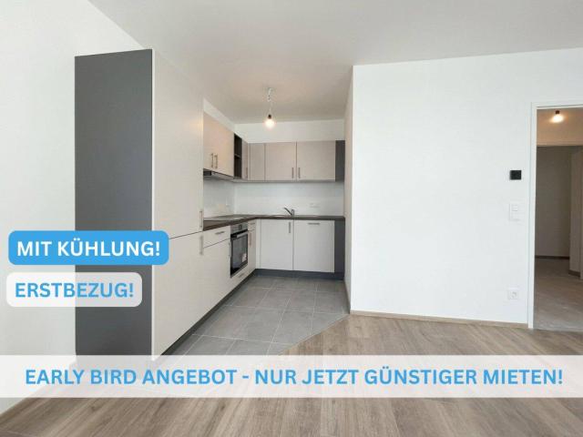 Ideal geschnittener 2 Zimmer Erstbezug direkt neben U4/U6 Station Längenfeldgasse mit Kühlung