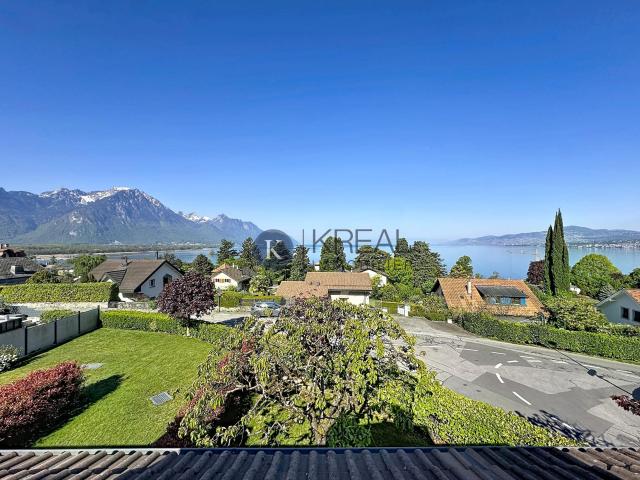 Ideale Lage in Villeneuve – Hervorragende Villa mit 6,5 Schlafzimmern und Seeblick
