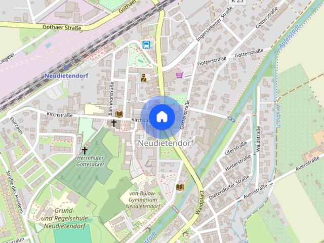 Ideale Singlewohnung in Neudietendorf. 15min bis Erfurt Zentrum