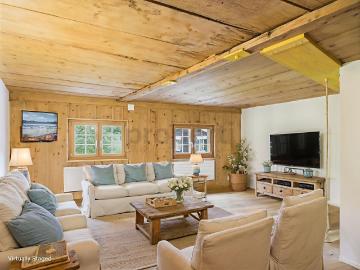 Idyllic house part with a turnaround as a headquarters or holiday home