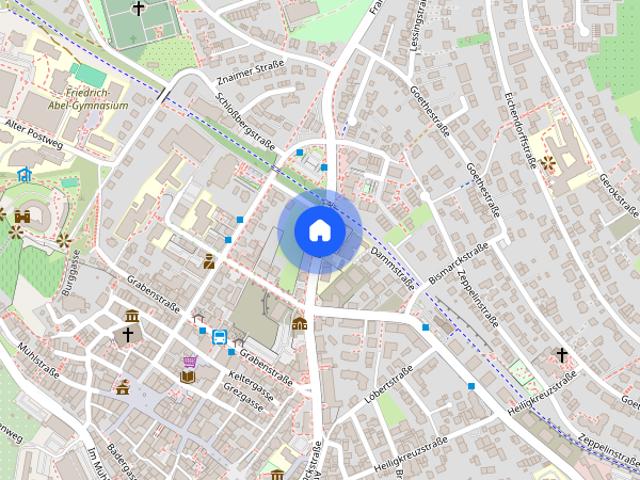 Idyllisch gelegene 3 Zimmer Whg, an der Enz in Vaihingen, am Rand der Innenstadt, frei ab 1.11.26