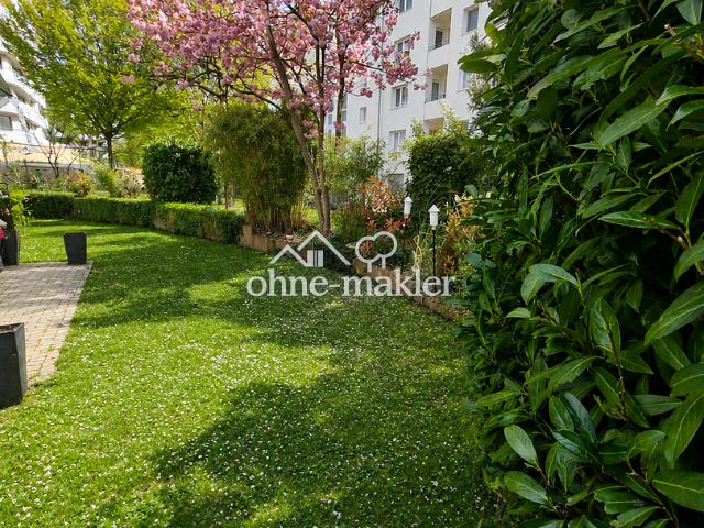Idyllische 3.5 Zimmer Wohnung mit großem Gartenanteil in KN Petershausen