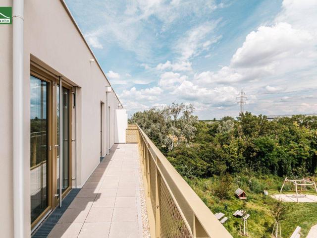 Idyllische 3 Zimmer Wohnung im energieeffizenten Neubauprojekt Hirschfeld Naturnah wohnen