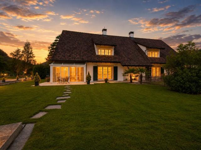 Idyllisches Zuhause an der Bauzonengrenze charmante Doppelhaushälfte mit Garten und Ausbaupotenzial