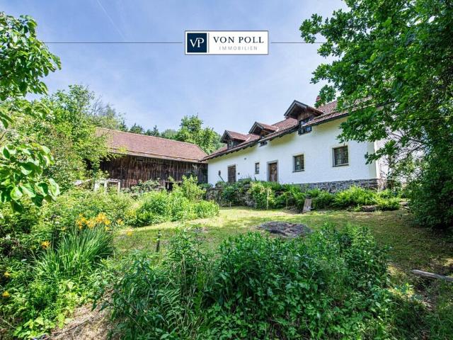 „Idyllisches Bauernhaus mit Teich & eigener Quelle – Ruhe, Natur und Geschichte vereint“