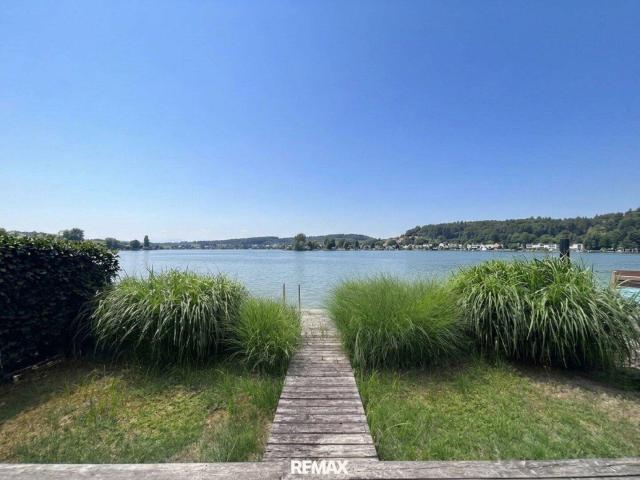 Idyllisches Seehaus mit privatem Steg am Waldschacher See Pachtgrundstück