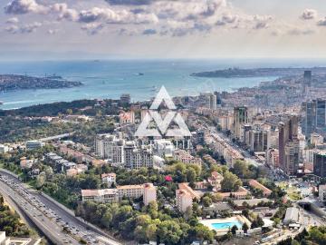 Çiftçi Towers'da Güncel A+b Boğaz Manzaralı Satılık 5+1 Daire