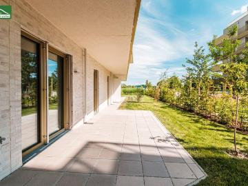 Ihr Garten zum Entspannen im grünen Hirschfeld 3.Zimmer im Erdgeschoss mit Top Ausstattung Geothermie. Provisionsfrei