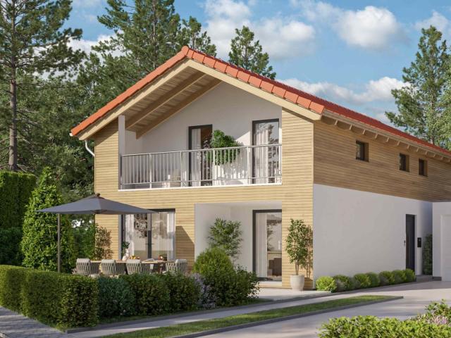 Ihr modernes Fertighaus mit Holzfassade von STREIF