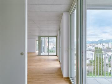 Etagenwohnung kaufen in Willisau - Terrasse