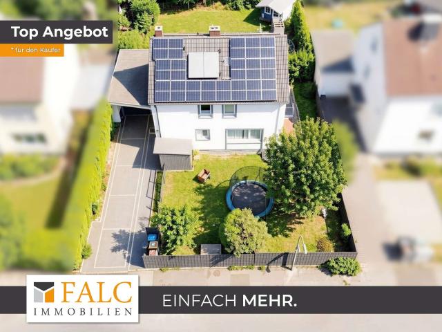 Ihr neues Familienzuhause – freistehendes Haus mit PV, Wintergarten & Garage