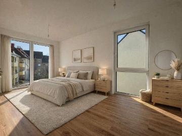 Etagenwohnung kaufen in Krainhagen - Balkon