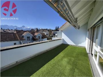 Etagenwohnung kaufen in Uetendorf - Terrasse