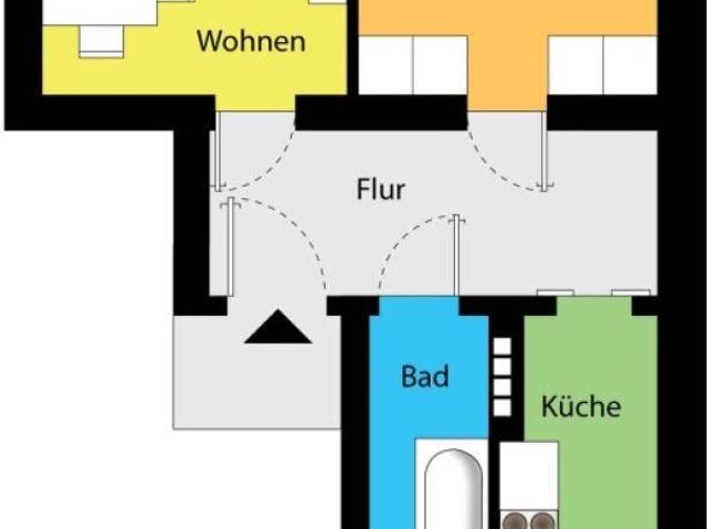 Ihr neues Zuhause wartet auf Sie! Tageslichtbad! Separate Küche!