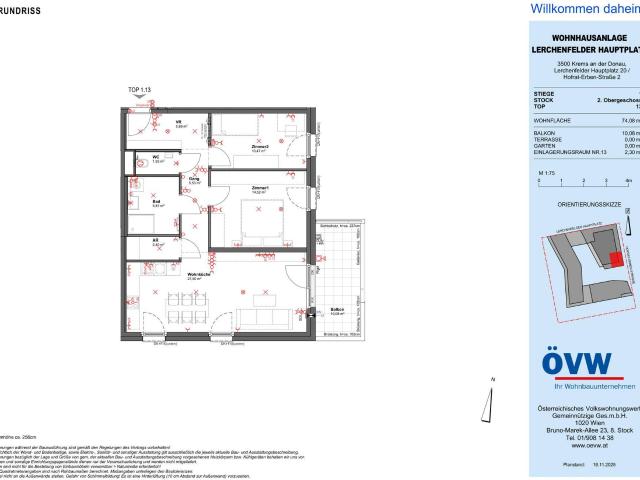 Ihr neues Zuhause in Krems – ERSTBEZUG Stiege 1 / Top 13