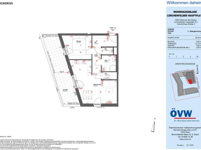 Ihr neues Zuhause in Krems – ERSTBEZUG Stiege 1 / Top 3