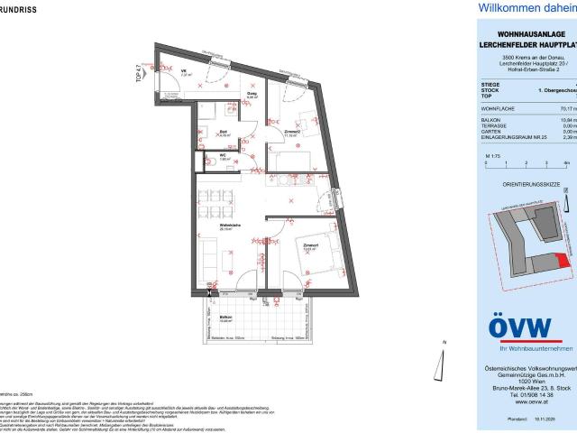 Ihr neues Zuhause in Krems – ERSTBEZUG Stiege 4 / Top 7