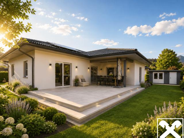 Ihr neues Zuhause in Sachsenburg–Moderner Neubau Bungalow für die ganze Familie