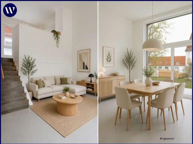 Ihr neues Zuhause! Offenes Wohnen im Reihenhaus Stil, 4 Zimmer, Terrasse, Einbauküche und 2 Bädern