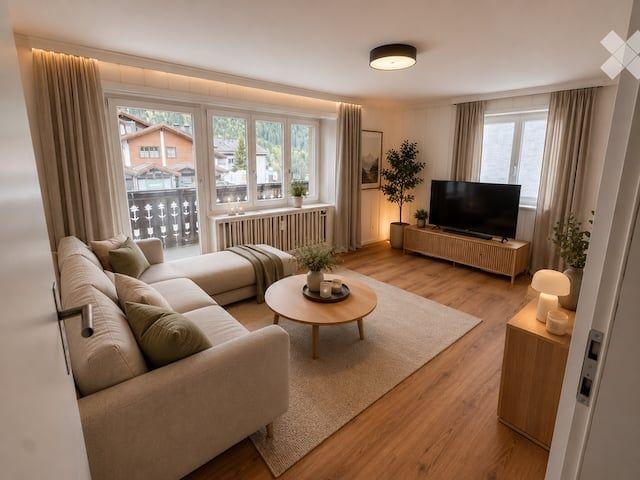 Ihr zweites Zuhause in den Bündner Bergen – neu renovierte 5.5 Zimmer Wohnung in Sedrun