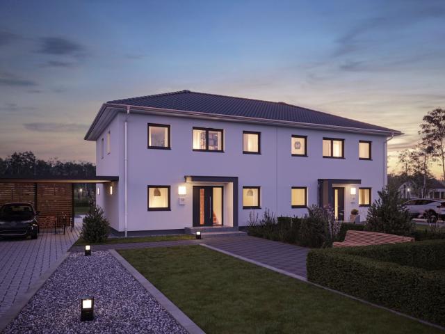 Ihre neue Doppelhaushälfte Grundstück inklusive bei STREIF Haus