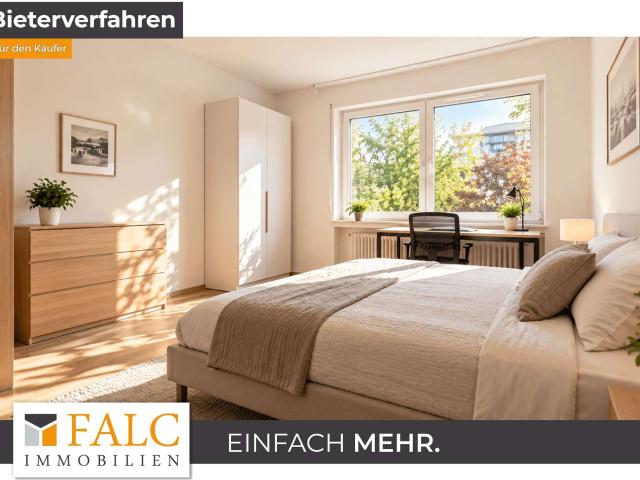 IHRE CHANCE – VERKAUF IM BIETERVERFAHRENATTRAKTIVE 3 ZIMMER WOHNUNG MIT BALKON
