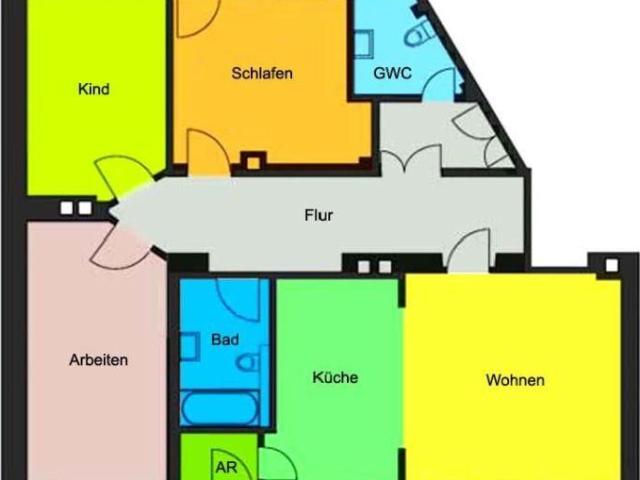 Ihre perfekte Familienwohnung mit Balkon und Blick ins Grüne in sehr schöner Lage!